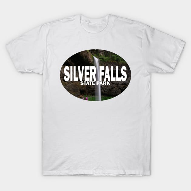 Silver Falls State Park T-Shirt by stermitkermit